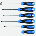 HT1S095 სახრახნისების ნაკრები 6 ცალი Screwdriver set 6 pcs, steel S2 HÖGERT (6/36)