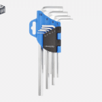 HT1W801 ქანჩგასაღები ექვსკუთხა 9 ცალი მოკლე СrV მეტალი HÖGERT (6/48)