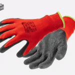 RODER latex gloves, red/black, size 10 | HÖGERT HT5K751-10