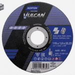 NORTON ლითონის საჭრელი დისკი 115 x 1.0 x 22.23 მმ (T41, A60S, Vulcan TR)