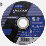 NORTON ლითონის საჭრელი დისკი 125 x 1.0 x 22.23 მმ (T41, A60S, Vulcan TR)