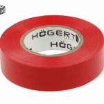 HT1P282 ლენტი საიზოლაციო წითელი Insulation tape 0.13 mm x 19 mm x 20 m, red HÖGERT (10/200)