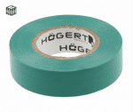 HT1P284 ლენტი საიზოლაციო მწვანე Insulation tape 0.13 mm x 19 mm x 20 m, green HÖGERT (10/200)
