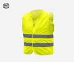 Z) HT5K231-2XL უსაფრთხოების ჟილეტი High-visibility vest, yellow, size 2XL