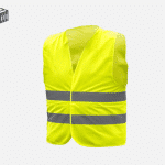 Z) HT5K231-2XL უსაფრთხოების ჟილეტი High-visibility vest, yellow, size 2XL