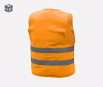 High-visibility safety vest, orange, size XL | Hogert ORLA HT5K232-XL - Image 2